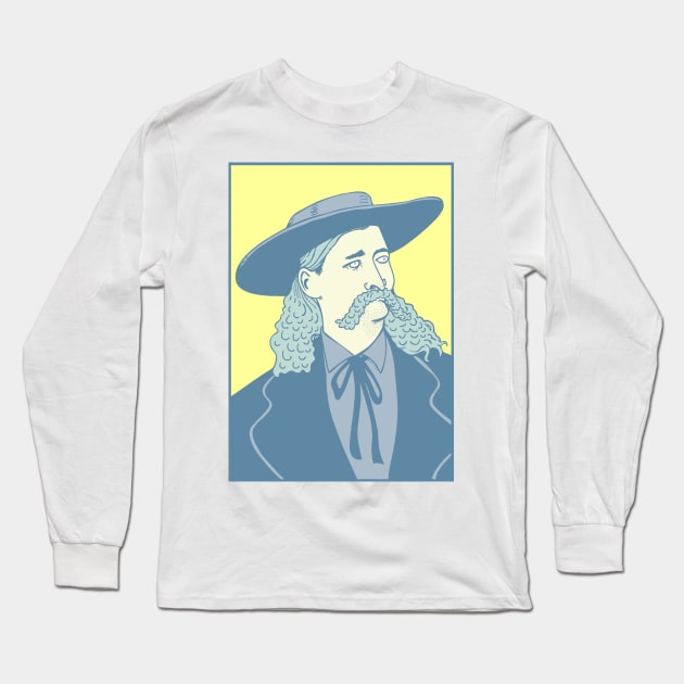 WILD BILL Long Sleeve T-Shirt by TheCosmicTradingPost